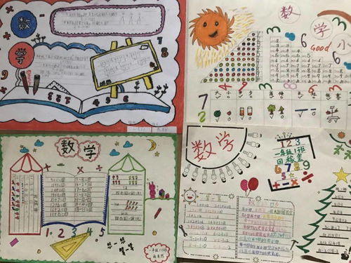 多彩数学魅力无限临潼区铁路小学一年级数学节享趣味数学,感数学之美之数学手抄报活动